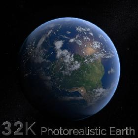 3D模型-32K Photorealistic Earth